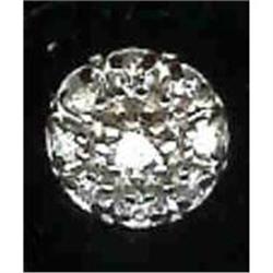 Diamond and 14k white gold ring #992100