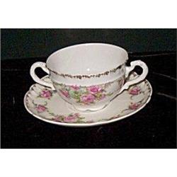 Bouillon handled bowl w/saucer #992142