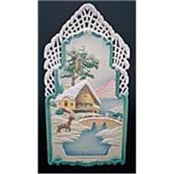 Pressed Paper Mache' Plaque #992146