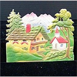 Pressed Paper Mache' Plaque #992147