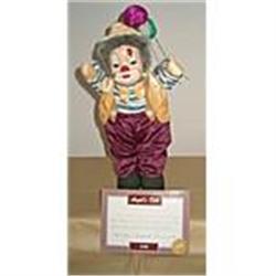 Clown w/porcelain head  "ABE" #992159