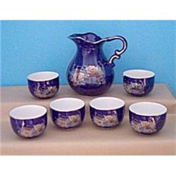  Japanese Taisho Tea Set w/6 cups #992174