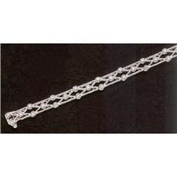 0.65 ct DIAMONDS TENNIS BRACELET jewelry white #992220