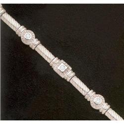 0.65 ct DIAMOND TENNIS BRACELET white gold #992230