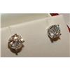 Image 1 : 3 CARATS ROUND DIAMOND platinum STUD EARRINGS #992304