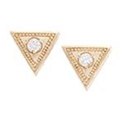 3 carat G VS1 genuine diamond stud earring #992305