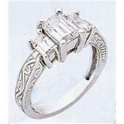 1.66 ct ENGAGEMENT RING diamond three-stone #992321