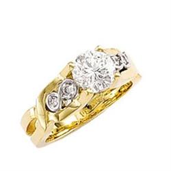 1.20 ct GIA diamond engagement ring infinity H #992331