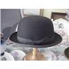 Image 1 : ANTIQUE GENTLEMANS BOWLER or DERBY HAT MINTY! #992423