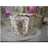 Image 1 :  ART NOUVEAU VICTORIAN FOOTED LG TEACUP  #992444