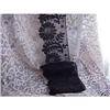 Image 1 : VICTORIAN WIDE BLACK LACE TRIM  #992485