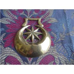 LOVELY ANTIQUE HORSE BRASS C1880-90s #992551