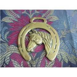 LOVELY ANTIQUE HORSE BRASS C1880-90s #992552