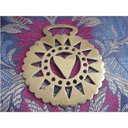 LOVELY ANTIQUE HORSE BRASS C1880-90s #992556