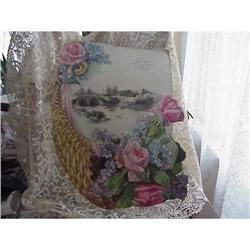 HUGE  DIE CUT EMBOSSED VICTORIAN SCRAP SCRAPS #992564