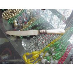 EDWARDIAN PEARL and STERLING KNIFE #992583