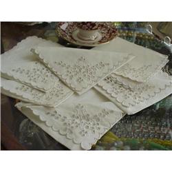 6 MADEIRA TEA OR COCKTAIL NAPKINS CHIC #992584