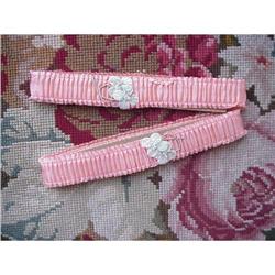 Antique Fancy French Wedding Garters CHIC #992595