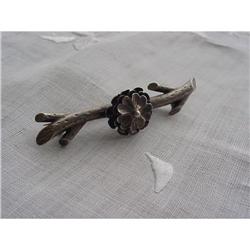 Victorian Naturalistic Period Silver Brooch #992601