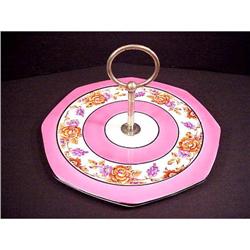 Beautiful Art Deco Chintz Border  PINK ROSES  #992607