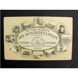 Antique Panama Expostion 1913 Postcard W/Cancel #992615