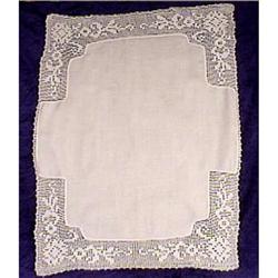  Antique Centerpiece Linen &  Lace CHIC ROSES #992617