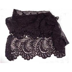 Beautiful Antique Victorian LACE Flounce 8 FT #992637