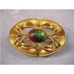 Lovely Victorian Art Nouveau Sash Brooch #992646