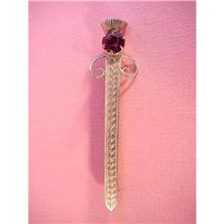 Lovely Scottish Silver Brooch Glasgow Hallmarks #992648