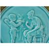 Image 1 : MAJOLICA PLATE CUPID CHERUB and LADY STUNNING #992654