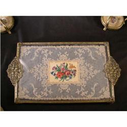 LOVELY OLD PETIT PT GILT FILIGREE DRESSER #992664