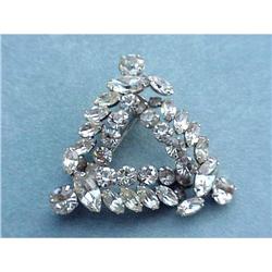 Pure Glamour Large Rhinestone Vintage Brooch #992669
