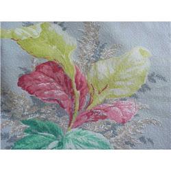 FABULOUS VINTAGE BARKCLOTH FABRIC CHIC  #992679