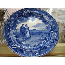 TRANSFERWARE B & W PLATE ADVERTISING WITCHES #992699
