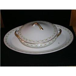 Haviland Limoge Meat Platter and Vegtable dish. #992706