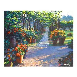 Howard Behrens (1933-2014),  Siena Arbor  Limited Edition on Canvas, Numbered and Signed with COA.