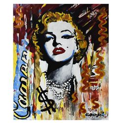 Nastya Rovenskaya- Mixed Media "Marilyn Monroe II"