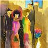 Image 2 : Moshe Leider, Original Watercolor Painting, Hand Signed with Certificate of Authenticity.