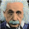 Image 2 : Steve Kaufman (1960-2010), "Einstein" One-of-a-Kind Mixed Media on Canvas, Hand Signed Inverso with 