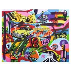 Nastya Rovenskaya- Mixed Media "Casino Life"