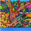 Image 2 : Romero Britto "Amazon Mini" Framed Hand Signed Giclee on Canvas; Authenticated