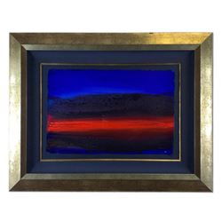 Wyland, "Blue Water H" Hand Signed Original Painting with Certificate of Authenticity.