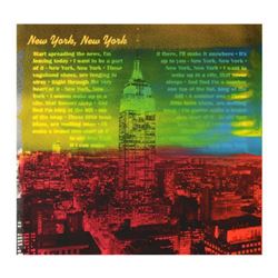 Ringo Daniel Funes, (Protege of Andy Warhol's Apprentice, Steve Kaufman), "New York, New York" One-o