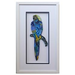 Patricia Govezensky- Original Painting on Laser Cut Steel "Moment of Peace XI"