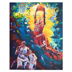 Dimitry Turchinsky- Mixed Media "Michael Jordan Dunks"