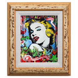 Nastya Rovenskaya- Mixed Media "Marilyn Monroe I"