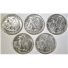 Image 2 : 5-CH AU 1942 WALKING LIBERTY HALF DOLLARS