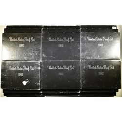 18-1982 U.S PROOF SETS ORIG PACKAGING