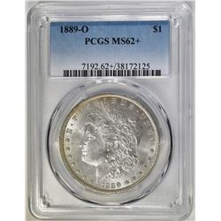 1889-O MORGAN DOLLAR PCGS MS-62+