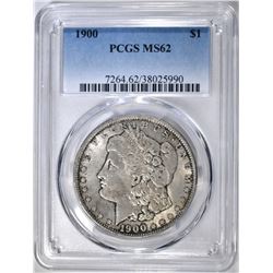 1900 MORGAN DOLLAR PCGS MS-62